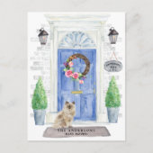 Carte postale Faire-part de déplacement de chats R (Devant)