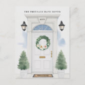 Carte Postale Faire-part de déplacement de la porte avant blanch (Devant)