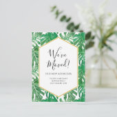 Carte postale Faire-part de déplacement de l'aquar (Debout devant)