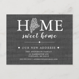 Carte postale Faire-part de déplacement de l'état 