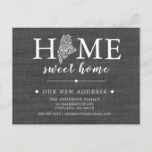 Carte postale Faire-part de déplacement de l'état  (Devant)