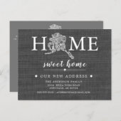 Carte postale Faire-part de déplacement de l'État  (Devant / Derrière)