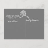 Carte postale Faire-part de déplacement de l'État  (Dos)