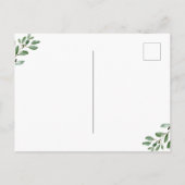 Carte Postale Faire-part de déplacement de nouvelle adresse Feui (Dos)