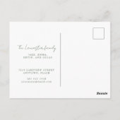 Carte Postale Faire-part de déplacement de nouvelles racines pla (Dos)