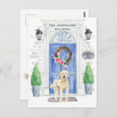 Carte postale Faire-part de déplacement Doodle d'o (Devant / Derrière)