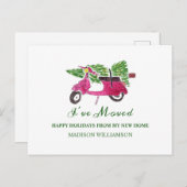 Carte Postale Faire-part de déplacement | Nouvelle maison pour l (Devant / Derrière)