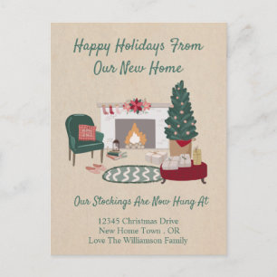 Carte Postale Faire-part de déplacement   Nouvelle maison pour l