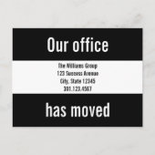 Carte postale Faire-part de déplacement Office per (Devant)