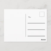 Carte Postale Faire-part de déplacement personnalisé de la Maiso (Dos)