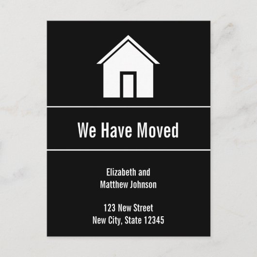 Carte Postale Faire-part de déplacement personnalisé de la Maiso (Devant)