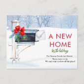 Carte postale Faire-part de déplacement que nous a (Devant)