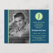 Carte postale Faire-part de diplôme de monogramme (Devant)