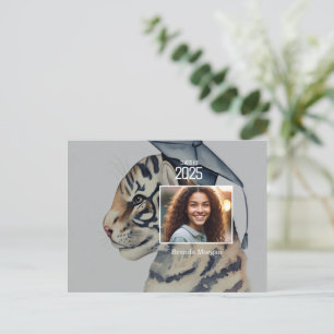 Carte postale Faire-part de diplôme unique