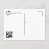 Carte Postale Faire-part de douche de mariée bohème rustique Bou (Dos)