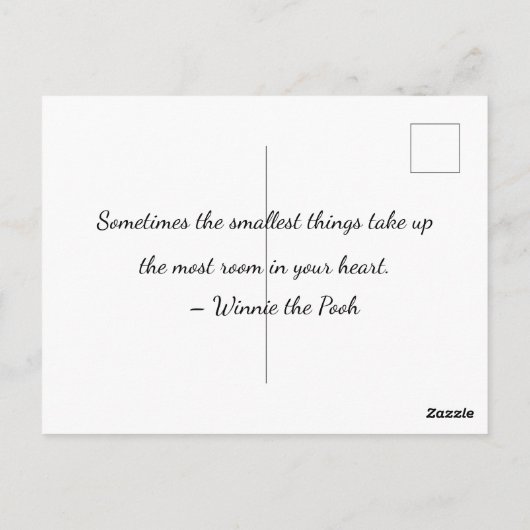 Carte Postale faire-part de grossesse ! (Dos)