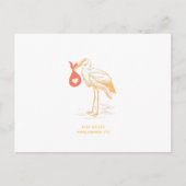 Carte Postale Faire-part de grossesse de Stork (Devant)