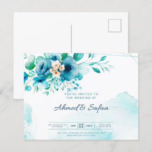 Carte Postale faire-part de mariage