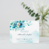 Carte Postale faire-part de mariage (Debout devant)