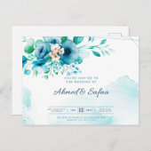 Carte Postale faire-part de mariage (Devant / Derrière)