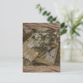 Carte Postale faire-part de mariage (Debout devant)