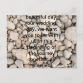 Carte Postale faire-part de mariage (Dos)