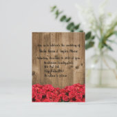 carte postale faire-part de mariage (Debout devant)