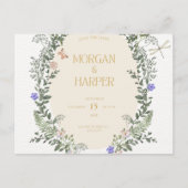 Carte Postale Faire-part de mariage (Devant)