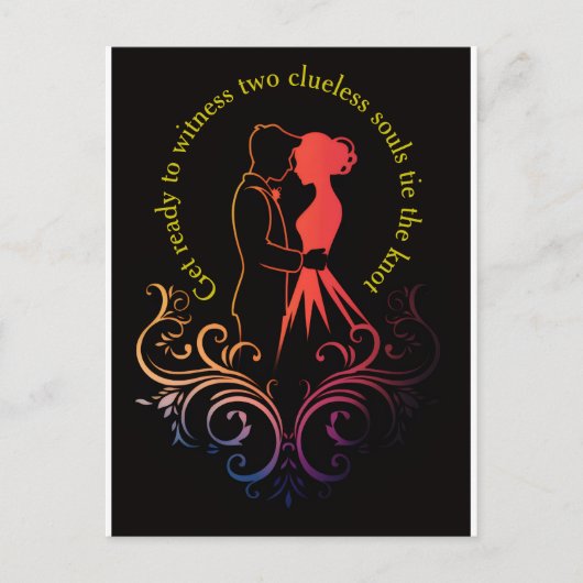 Carte Postale Faire-part de mariage (Devant)