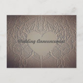 Carte Postale Faire-part de mariage (Devant)