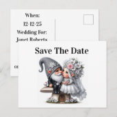 Carte Postale Faire-part de mariage (Devant / Derrière)