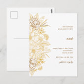 Carte Postale faire-part de mariage (Devant / Derrière)