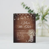 Carte Postale Faire part de mariage à suspendre dans un pot Maso (Debout devant)