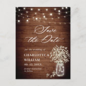 Carte Postale Faire part de mariage à suspendre dans un pot Maso (Devant)