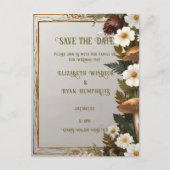 Carte postale Faire-part de mariage botanique (Devant)