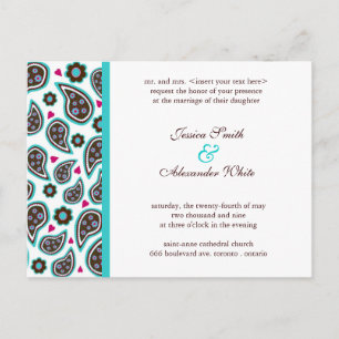 Carte postale faire-part de mariage C1