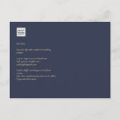 Carte Postale Faire-part de mariage de nuit Van Gough Starry (Dos)