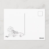 Carte Postale Faire-part de mariage drôle (Dos)