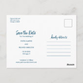 Carte Postale Faire-Part de Mariage Drôle (Dos)