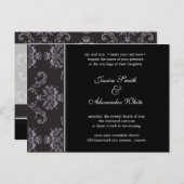 Carte postale faire-part de mariage | E1 (Devant / Derrière)