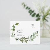 Carte Postale  Faire-part de mariage Eucalyptus  (Debout devant)