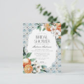 Carte Postale Faire-part de mariage italien de style Tuscany Til (Debout devant)