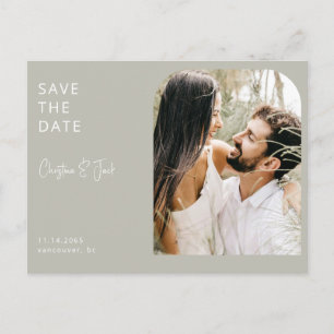 Carte Postale Faire part de mariage moderne Arche Sage Photo