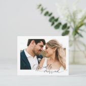 Carte Postale Faire-part de mariage officiel pour un mariage cél (Debout devant)