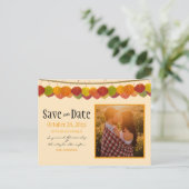 Carte Postale Faire part de mariage personnalisé avec photo auto (Debout devant)