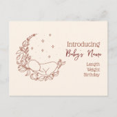 Carte postale Faire-part de naissance (Devant)