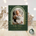 Carte postale Faire-part de naissance Arch Frame<br><div class="desc">Carte postale de Noël d'inspiration rétro,  sur le thème de l'arc. Facile à personnaliser avec vos détails. VEUILLEZ NOTER : Pour obtenir de l'aide sur les commandes,  l'expédition,  l'information sur les produits,  etc.,  contactez directement le service à la clientèle de Zazzle.</div>