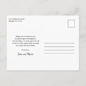 Carte Postale Faire-part de naissance avec 3 photos au script él (Dos)