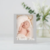 Carte postale Faire-part de naissance bébé mignonn (Debout devant)