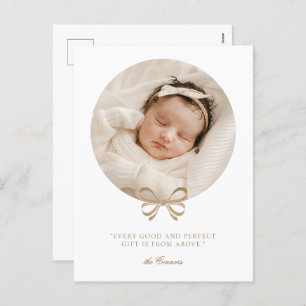 Carte postale Faire-part de naissance cadeau parfa